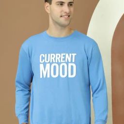 Vimal Jonney Blue Fleece Regular Fit Printed Sweatshirt-picture-31