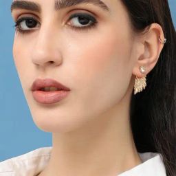 Sohi Gold Plated Designer Stone Party Stud Earrings-picture-26