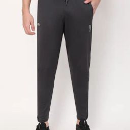 Dida Grey Polyster Regular Fit Solid Trackpant-image-74