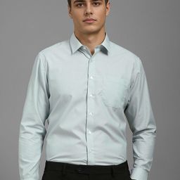 Louis Philippe Men Spread Collar Abstract Printed Cotton Formal Shirt-image-80