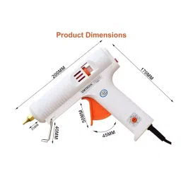 VMTRONIX Hot Glue Gun 150 W and 5 pcs Glue Sticks White with Adjustable Constant Temperature for Crafts & DIY Projects image 4