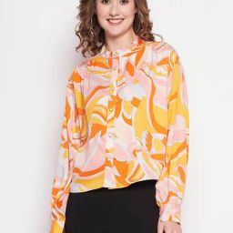 MADAME Multicolor Printed Shirt-16
