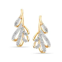 Mia By Tanishq Nature's Finest 14k Floral Gold Stud Earrings-image-65