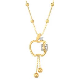 Joyalukkas 22k Gold Delish Gold Apple Necklace-image-8