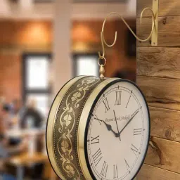 CHRONIKLE Gold Iron Wall Clock-image-45