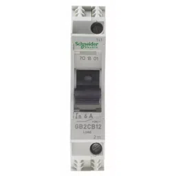Schneider Electric GB2 1 Pole DIN Rail Mount 6 A Thermal Circuit Breaker, GB2CB12-picture-32