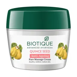 BIOTIQUE Quince Seed Anti-Ageing Face Massage Cream - 175 gm-image-84