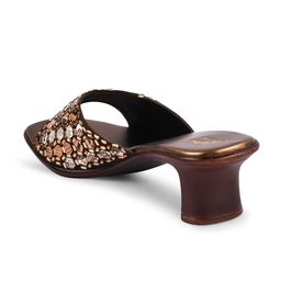 JM Looks Embellished Party Block Heels image 3
