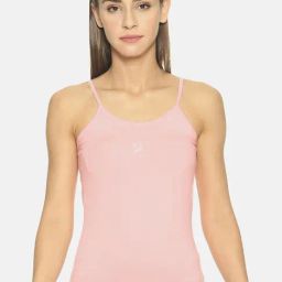 TWIN BIRDS Pink Cotton Camisole-image-19