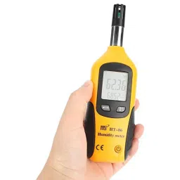 generic Real Instruments Digital Humidity Temperature Meter with Dew Point and Wet Yellow, HT-86 image 3