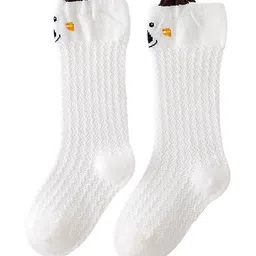 SYGA Unisex Kids Cotton Above Knee Socks-image-88