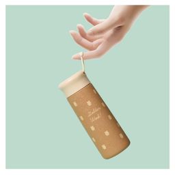 SKB Stainless Steel Round Shape Teddy Water Bottle - 350 ml (Color and Design May Vary)-image-2