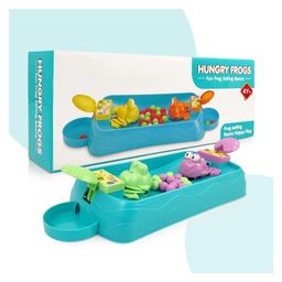 YAMAMA Hungry Frog Fun Eating Beans Game For Kids & Toddlers, Interactive Children Toy- Multicolor-3