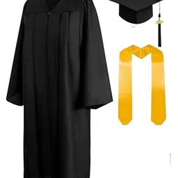 RAJ FANCY DRESSES Full Sleeves Convocation Theme Costume Set - Black-picture-5