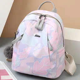 SYGA Women's Fashionable Backpack with Soft Structure, Zipper Closure, and Multiple Pockets for Daily Use(Pink)-picture-28