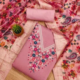 DIVASTRI Embroidered Unstitched Dress Material-image-82