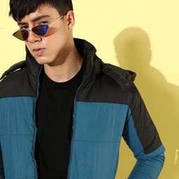 The Roadster Lifestyle Co. Men Colourblocked Hooded Sporty Jacket-picture-28