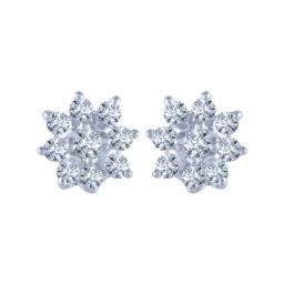 P.C. Chandra Jewellers 18 kt Gold & Diamond Earrings-picture-37