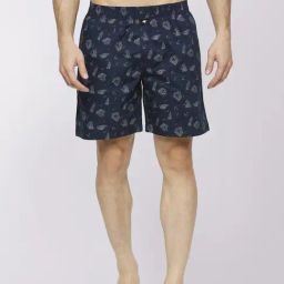 Frenchie Navy Blue Cotton Relaxed Fit Printed Boxers-image-57