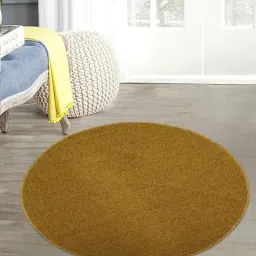 Saral Home Mustard Polypropylene Multipurpose Mat - Set of 1-image-44