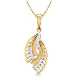 PC Jeweller Dawayne 18k Gold Pendant without Chain for Women-image-76