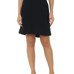 Solly by Allen Solly Navy Above Knee Skirt-image-11