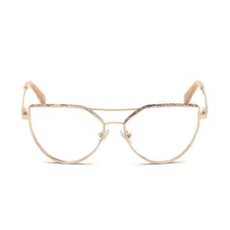 Guess Gold Beveled Eye Frames for Women-picture-40