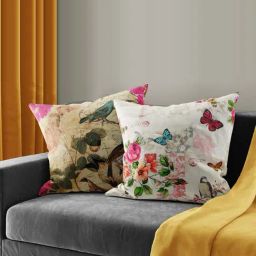 Bianca Ruyal Multicolor Microfibre Medium Cushion Cover - Set of 2-image-88