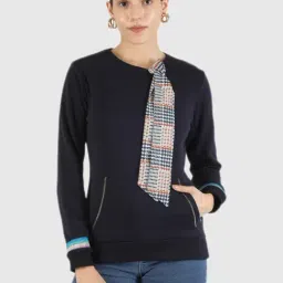 Monte Carlo Navy Regular Fit Sweatshirt-image-71