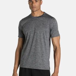 Puma Charcoal Round Neck Polyester T-Shirt-image-93