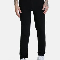 Puma Black Cotton Slim Fit Track Pants-image-83