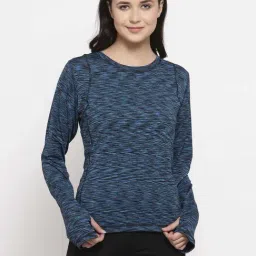 Cukoo Blue Printed Round Neck T-Shirt-image-31