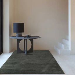 Ddecor Rugs Grey Polyester Solid Rugs-24