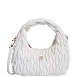 Lino Perros White Quilted Medium Handbag-picture-32