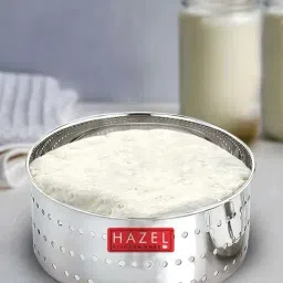 HAZEL Silver Stainless Steel Paneer Maker Container-48