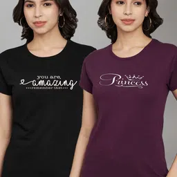 Trend Level Women 2 Applique T-shirt-picture-14