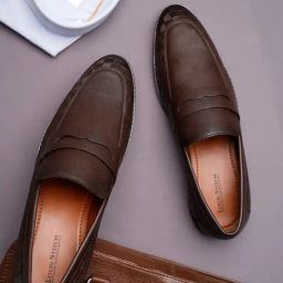 Louis Stitch Men's Brown Formal Loafers-picture-0