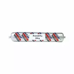 Soudal 450 g White Acryrub Pro Acrylic Sealant Sausage (Pack of 24 Pcs)-11