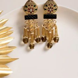 crash.club By CKC Elegant Sterling Silver Gemstone Eardrops-43