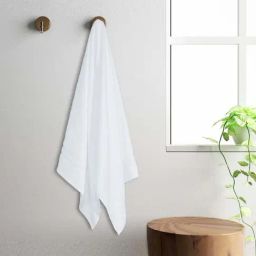 Welspun Quick Dry White Cotton 380 GSM Bath Towel-image-36