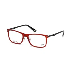 WEB EYEWEAR Red Full Rim Square Frame Designed in Italy image 2