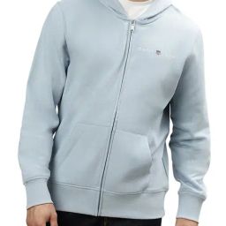 GANT Solid Hooded Regular Fit Sweatshirt-26