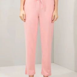 Amante Pink Relaxed Fit Solid Pyjamas-image-67