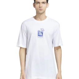 Adidas White Cotton Regular Fit Printed Sports T-Shirt-picture-39