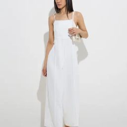 Nuon by Westside White Cut-Out Detailed Jumpsuit-picture-18