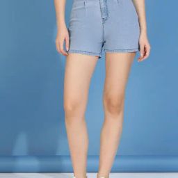 Kotty Blue Regular Fit Shorts-image-48