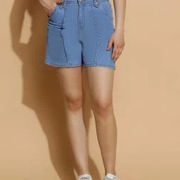 Kotty Blue Regular Fit Shorts-image-47