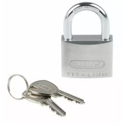 ABUS 64TI Key Weatherproof Titanium Weatherproof Padlock Keyed Alike 6.5 mm Shackle 40 mm Body, 64TI/40 KA6411-image-56