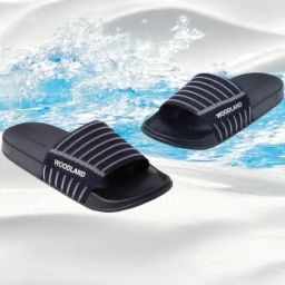 Woodland Men's Navy Slides-picture-6