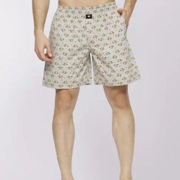 Frenchie Light Grey Cotton Relaxed Fit Printed Boxers-image-10